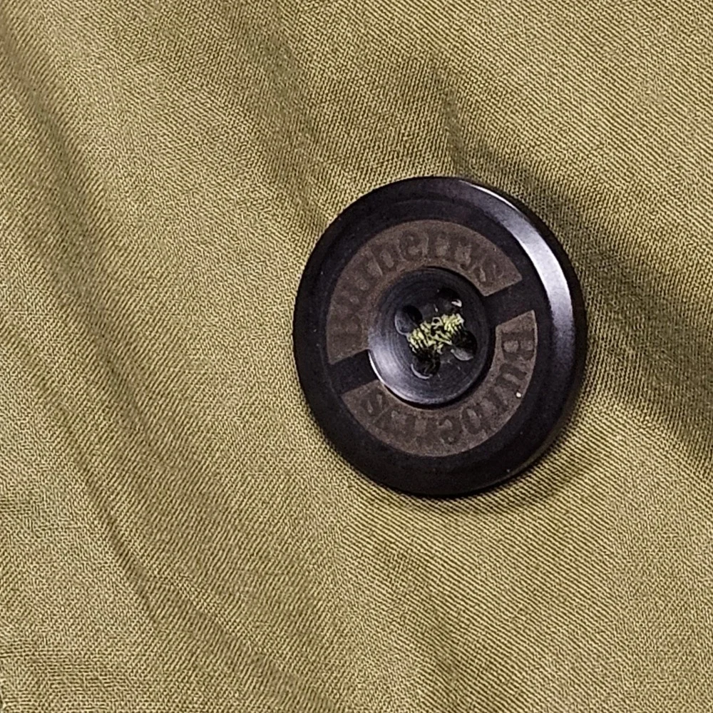 Burberrys' of London Vintage NWT Quilted Wool Olive/Army Green Otterham Jacket - Picture 12 of 13